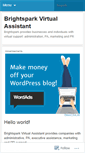 Mobile Screenshot of brightsparkvirtualpa.wordpress.com
