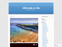 Tablet Screenshot of alboradaguxprueba.wordpress.com