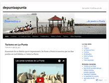 Tablet Screenshot of depuntaapunta.wordpress.com