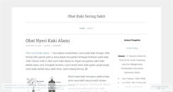 Desktop Screenshot of obatkakiseringsakit.wordpress.com