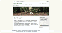 Desktop Screenshot of forestdrums.wordpress.com