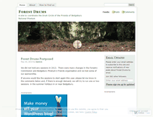 Tablet Screenshot of forestdrums.wordpress.com