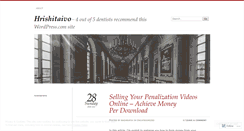 Desktop Screenshot of hrishitaivo.wordpress.com