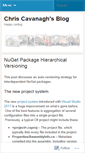 Mobile Screenshot of chriscavanagh.wordpress.com