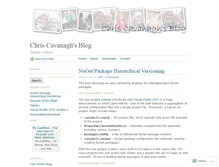 Tablet Screenshot of chriscavanagh.wordpress.com