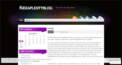 Desktop Screenshot of kidzaplentyblog.wordpress.com