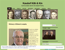 Tablet Screenshot of kasdorfkthandkin.wordpress.com