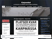 Tablet Screenshot of karpverket.wordpress.com