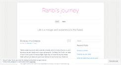 Desktop Screenshot of journeyofranbi.wordpress.com