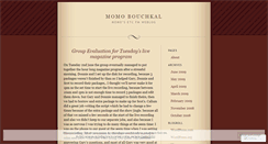 Desktop Screenshot of momobouchkal.wordpress.com