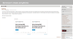 Desktop Screenshot of berninzon.wordpress.com