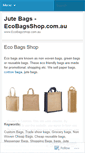 Mobile Screenshot of ecojutebags.wordpress.com