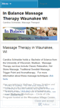 Mobile Screenshot of getamassage.wordpress.com