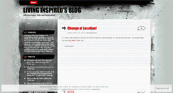 Desktop Screenshot of livinginspiredinfo.wordpress.com