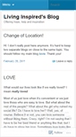 Mobile Screenshot of livinginspiredinfo.wordpress.com
