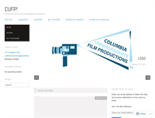 Tablet Screenshot of cufp.wordpress.com