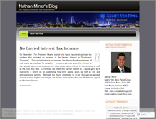 Tablet Screenshot of nathanminer.wordpress.com
