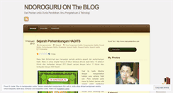 Desktop Screenshot of ndorogurumutan.wordpress.com