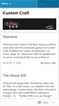 Mobile Screenshot of customcraft.wordpress.com