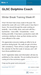 Mobile Screenshot of glscdolphinscoach.wordpress.com