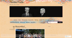 Desktop Screenshot of familiafrade.wordpress.com