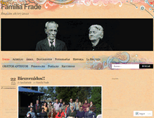 Tablet Screenshot of familiafrade.wordpress.com