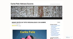 Desktop Screenshot of caritafelizadrycaceres.wordpress.com