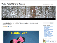 Tablet Screenshot of caritafelizadrycaceres.wordpress.com