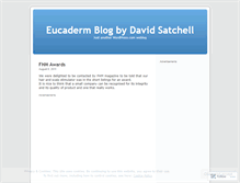 Tablet Screenshot of eucaderm.wordpress.com