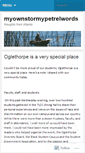 Mobile Screenshot of myownstormypetrelwords.wordpress.com