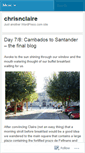 Mobile Screenshot of chrisnclaire.wordpress.com
