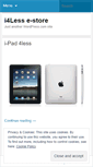 Mobile Screenshot of i4less.wordpress.com