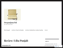 Tablet Screenshot of deepanjana.wordpress.com