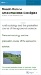 Mobile Screenshot of cienciasruaiseecologiaambiental.wordpress.com