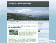 Tablet Screenshot of cienciasruaiseecologiaambiental.wordpress.com