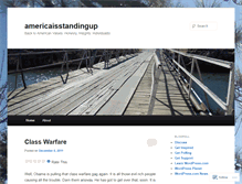 Tablet Screenshot of americaisstandingup.wordpress.com