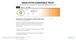 Desktop Screenshot of navajyothitrust.wordpress.com