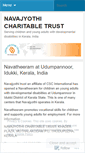 Mobile Screenshot of navajyothitrust.wordpress.com