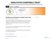 Tablet Screenshot of navajyothitrust.wordpress.com
