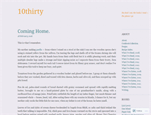 Tablet Screenshot of 10thirty.wordpress.com