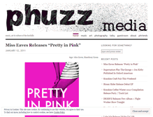 Tablet Screenshot of phuzzmedia.wordpress.com