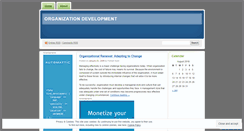 Desktop Screenshot of organizationdevelopment.wordpress.com