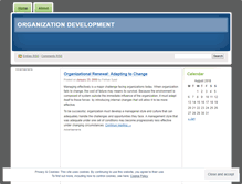 Tablet Screenshot of organizationdevelopment.wordpress.com