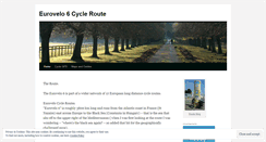 Desktop Screenshot of eurovelo6.wordpress.com