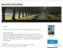 Tablet Screenshot of eurovelo6.wordpress.com