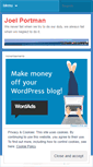 Mobile Screenshot of joelportman.wordpress.com