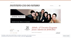 Desktop Screenshot of institutoceodofuturo.wordpress.com