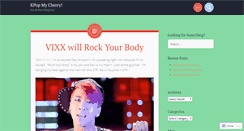 Desktop Screenshot of kpoppedcherry.wordpress.com