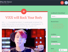 Tablet Screenshot of kpoppedcherry.wordpress.com
