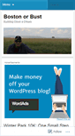 Mobile Screenshot of bostonorbust330.wordpress.com